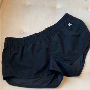 Black athletic shorts
